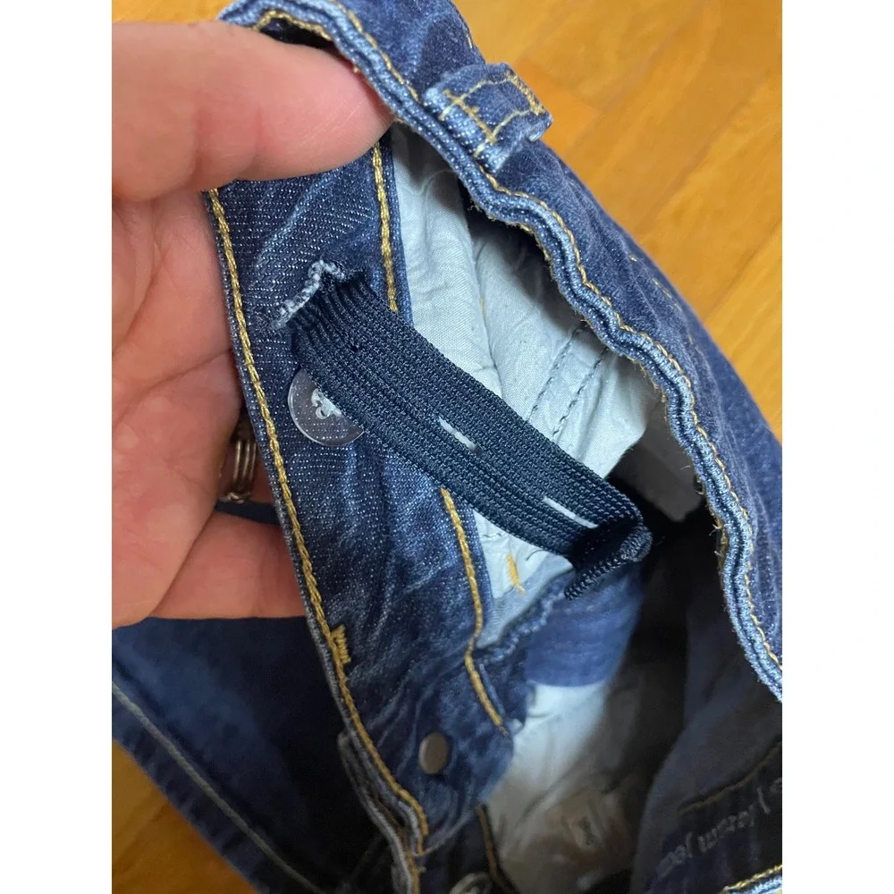 LL Bean Double L Denim Jean Skirt Girls Size‎ 12 Dark Wash